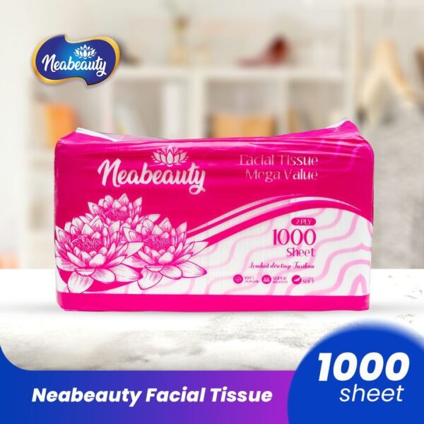 Neabeauty Facial Tissue Megavalue 1000 Sheet - 2